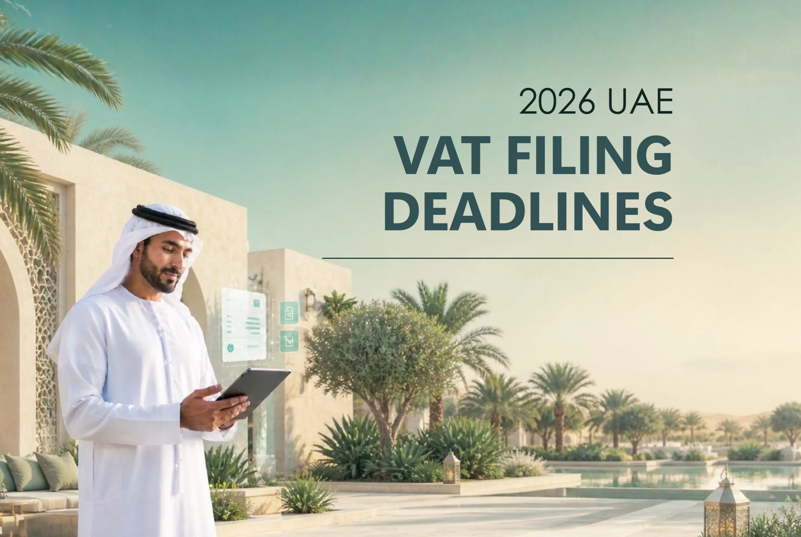 VAT Filing Deadlines in UAE 2026: Important Dates Every Business Should Know